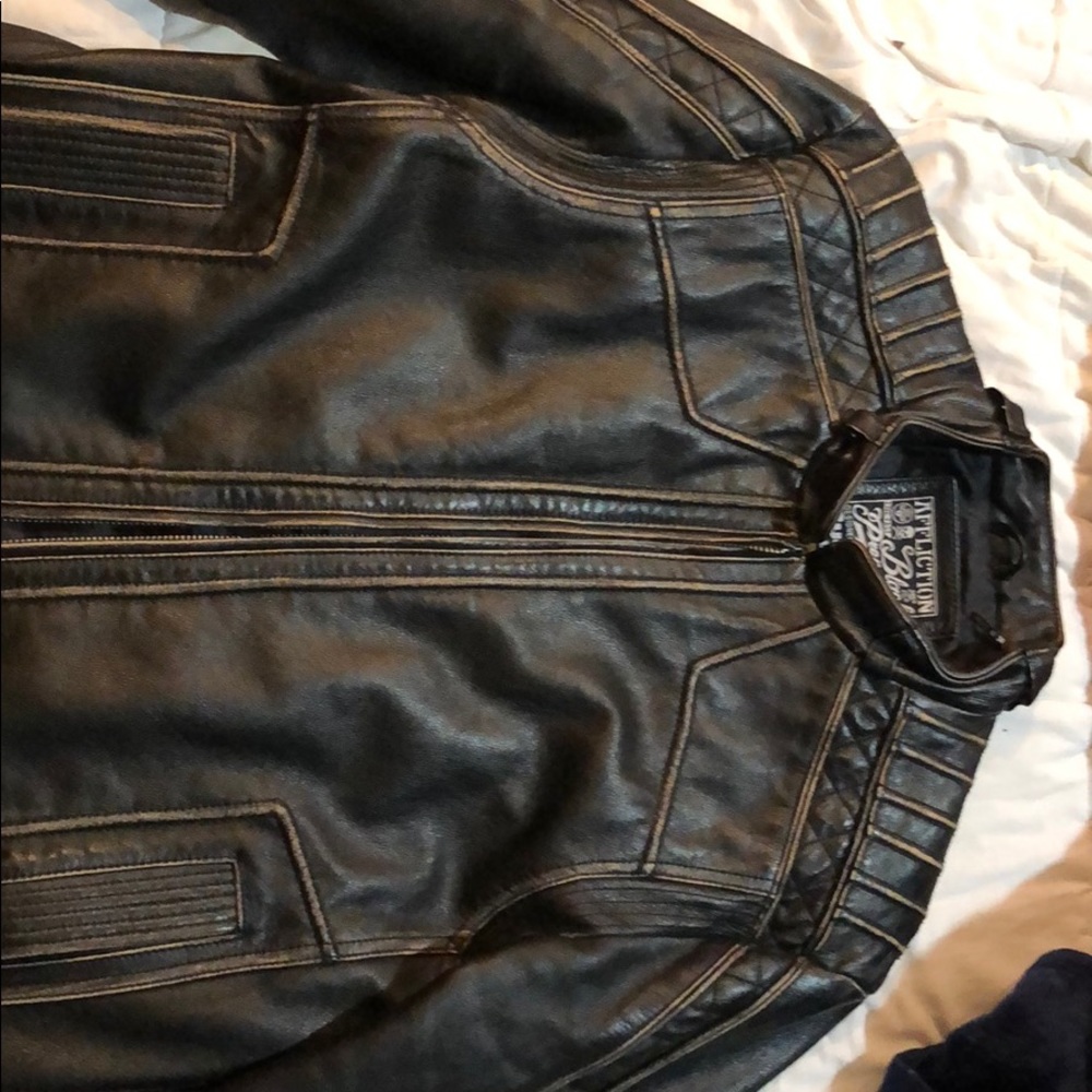 Affliction limited leather jacket